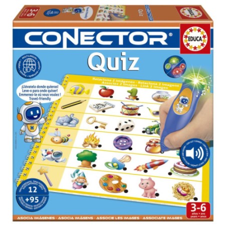 33176-JUEGO EDUCATIVO CONECTOR QUIZ (MULTI) EDUCA 20392