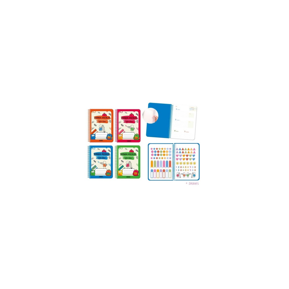 AGENDA ESCOLAR 2025 2026 BACK TO SCHOOL 4º SEMANA VISTA TAPA POLIPROPILENO INGRAF 333352