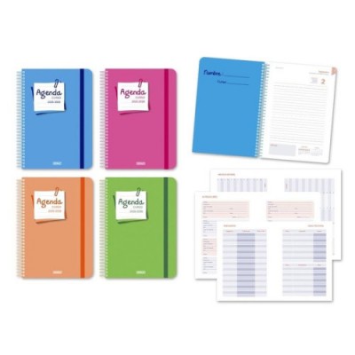 AGENDA ESCOLAR 2025 2026 POST IT 4º DIA PAGINA TAPA CARTON INGRAF 333354