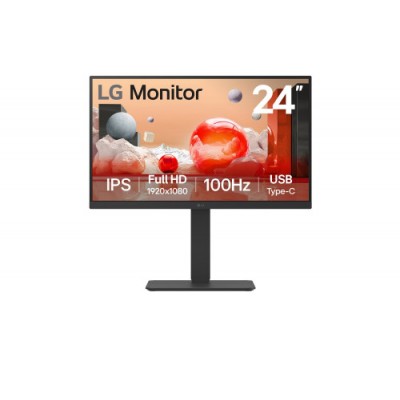 LG 24BA750 B pantalla para PC 605 cm 238 1920 x 1080 Pixeles Full HD LCD Negro