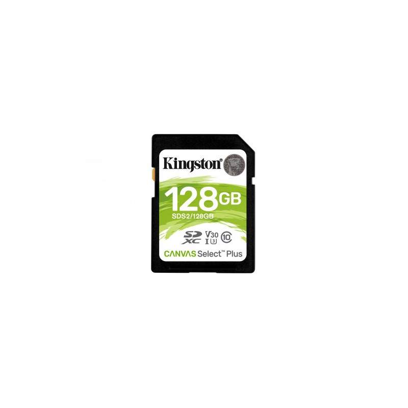 3322-Kingston Technology Canvas Select Plus memoria flash 128 GB SDXC Clase 10 UHS-I 3322-Kingston Technology Canvas Select Plus memoria flash 128 GB SDXC Clase 10 UHS-I