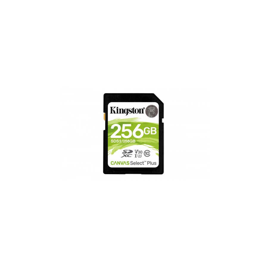 3324-Kingston Technology Canvas Select Plus memoria flash 256 GB SDXC Clase 10 UHS-I 3324-Kingston Technology Canvas Select Plus memoria flash 256 GB SDXC Clase 10 UHS-I