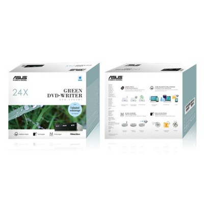 ASUS DRW 24D5MT unidad de disco optico Interno DVD Super Multi DL Negro