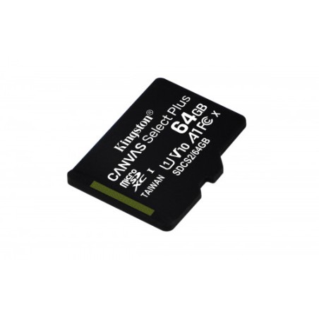 3331-Kingston Technology Canvas Select Plus memoria flash 64 GB MicroSDXC Clase 10 UHS-I