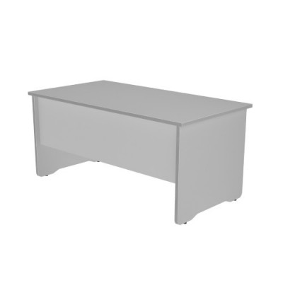 MESA DE OFICINA SERIE WORK 140X80 GRIS GRIS ROCADA 2001AB02