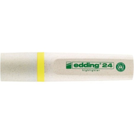 33393-MARCADOR FLUORESCENTE ECOLINE 24 COLOR AMARILLO EDDING 24-005