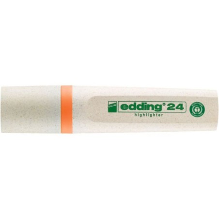 33395-MARCADOR FLUORESCENTE ECOLINE 24 COLOR NARANJA EDDING 24-006