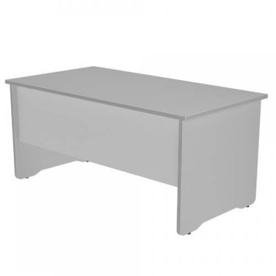 MESA DE OFICINA SERIE WORK 160X80 GRIS GRIS ROCADA 2002AB02