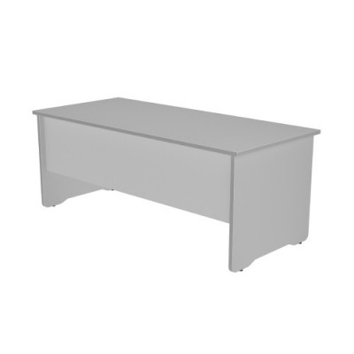 MESA DE OFICINA SERIE WORK 180X80 GRIS GRIS ROCADA 2003AB02