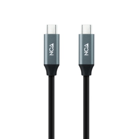 33476-Nanocable Cable USB 3.2 Gen2x2 20Gbps 5A/100W 4K/60Hz USB-C/M-USB-C/M, 2 m