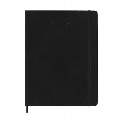 AGENDA 18M 2025 2026 SEMANAL XL 19 X 25 CM NEGRA TAPA BLANDA MOLESKINE DSB18WN4Y26