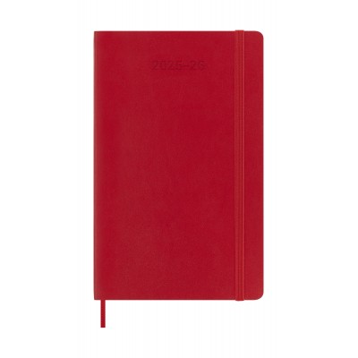 AGENDA 18M 2025 2026 SEMANAL L 13 X 21 CM ROJO TAPA BLANDA MOLESKINE DSF218WN3Y26
