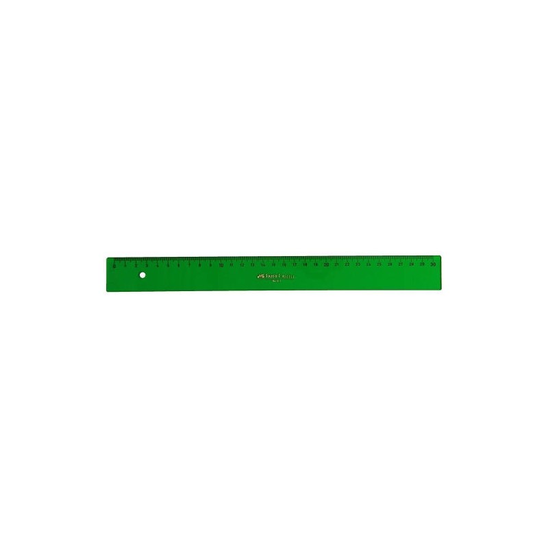 3355-REGLA GRADUADA 30CM VERDE FABER CASTELL 813