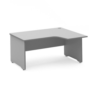 MESA DE OFICINA SERIE WORK CON FORMA DE L DERECHA 160X120 GRIS GRIS ROCADA 2051AB02