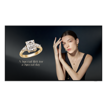 33604-Samsung QH115F-X Pantalla plana para senalizacion digital 2,92 m (115") LCD Wifi 1000 cd / m2 4K Ultra HD Negro Ti