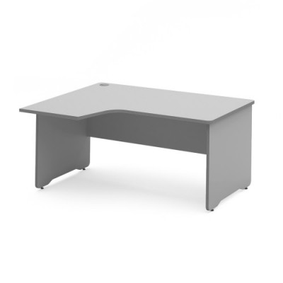 MESA DE OFICINA SERIE WORK CON FORMA DE L IZQUIERDA 160X120 GRIS GRIS ROCADA 2053AB02