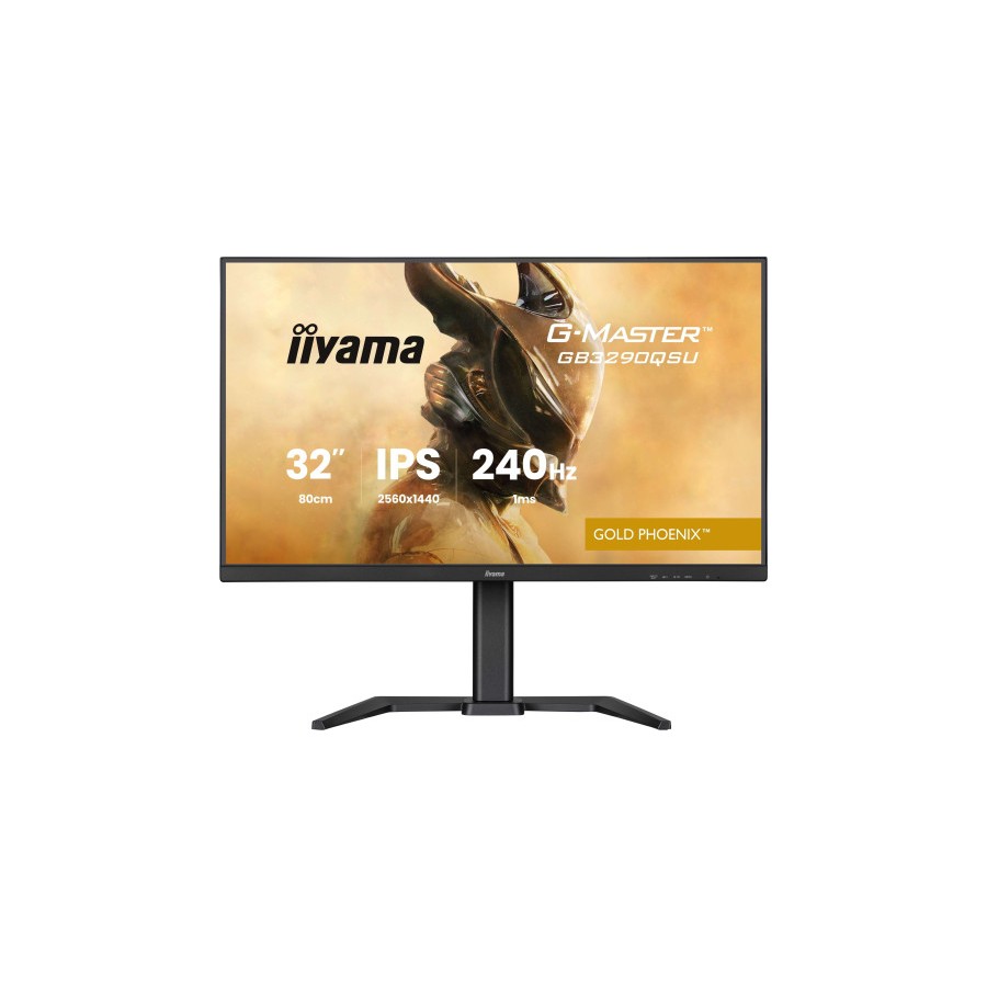 33719-MONITOR IIYAMA, 32 PULGADAS, G-MASTER GB3271QSU-B1 FAST IPS QHD 165HZ 1MS FREESYNC USB-A ALTAVOCES ALTURA AJUSTABL