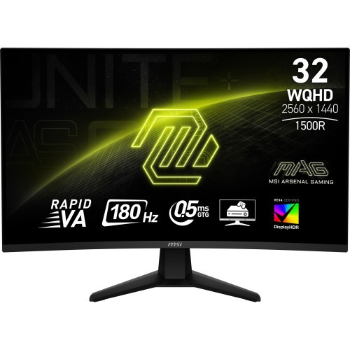 33730-MSI MAG 32CQ6F pantalla para PC 80 cm (31.5") 2560 x 1440 Pixeles Wide Quad HD Negro