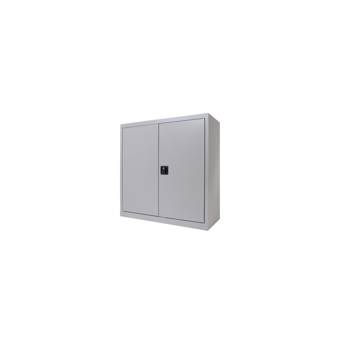 ARMARIO METaLICO PUERTAS BATIENTES 70X80X45 CM ESTANTE INCLUIDO INCLUYE 1 BALDA COLOR GRIS MEDIDA 80X70X45CM LAXALXPR ROCADA 16