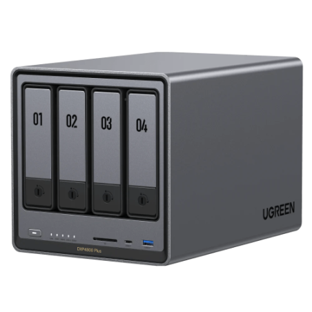 33897-Ugreen NASync DXP4800 Plus NAS Escritorio IntelR PentiumR Gold 8505 8 GB DDR5 0 TB UGOS PRO