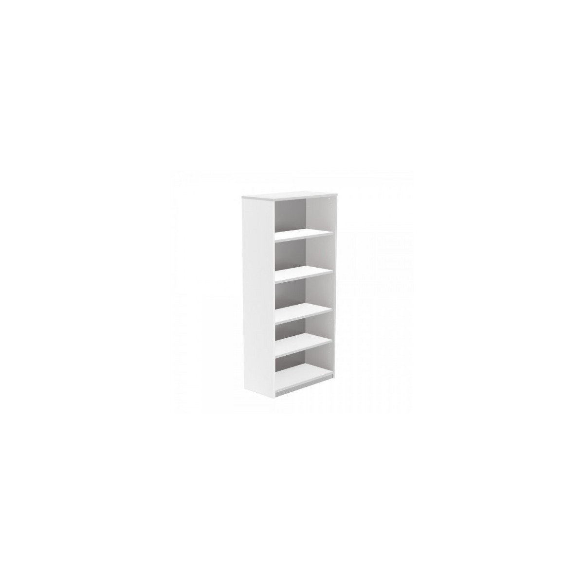 ARMARIO ESTANTERIA ALTO SIN PUERTAS 195X90X45 ESTRUCTURA BLANCA TAPA BLANCO ROCADA 1101AW04