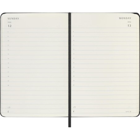 33938-AGENDA 2026 TAPA DURA 12 MESES DIARIA P (9 x 14 CM) NEGRA MOLESKINE DHB12DC2Y26