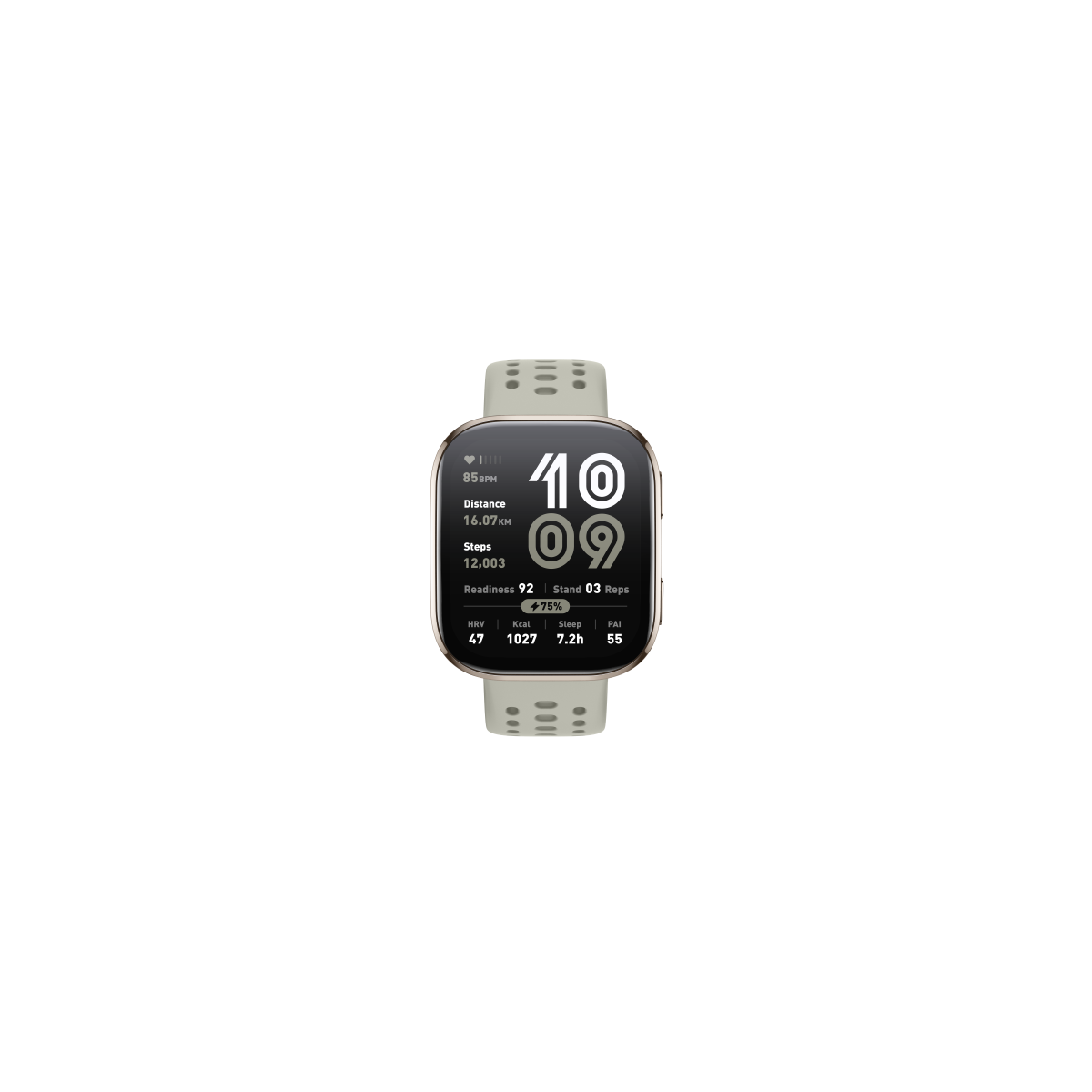 Amazfit Bip 6 Stone 5 cm 197 AMOLED Digital 390 x 450 Pixeles Pantalla tactil Oro GPS satelite