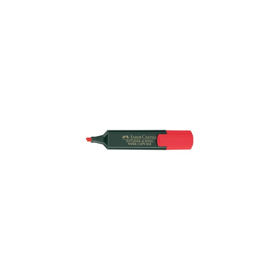 3395-MARCADOR FLUOR TEXTLINER ROJO FABER CASTELL 154821 3395-MARCADOR FLUOR TEXTLINER ROJO FABER CASTELL 154821