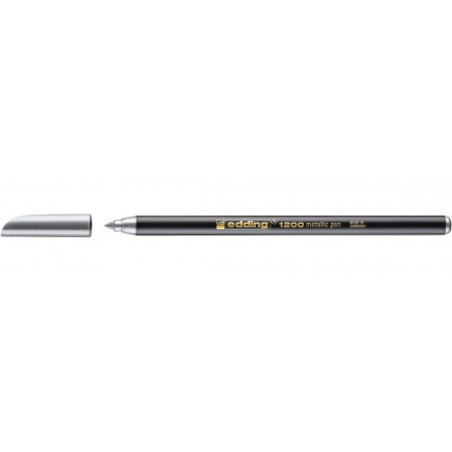 3423-ROTULADOR 1200 COLOR PLATA EDDING 1200-54