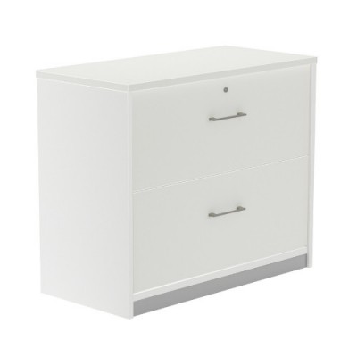 ARMARIO CARPETERO BAJO 78X90X45 ESTRUCTURA BLANCA FRONTALES BLANCO ROCADA 1006AW04