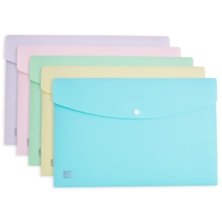 34372-SOBRE BROCHE URBAN TP A4 - SURTIDO PASTEL OXFORD 400187613