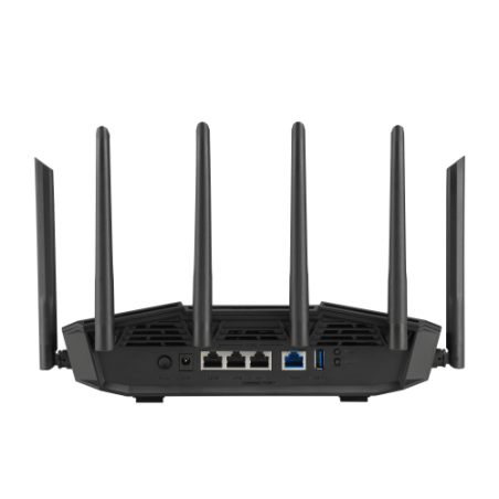34529-ASUS 90IG0A30-MO9C00 router inalambrico 2.5 Gigabit Ethernet Tribanda (2.4 GHz / 5 GHz / 6 GHz) Negro