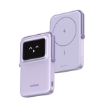 34570-Ugreen 5000MH MAG POWBANK PURPLE 5000 mAh Cargador inalambrico Purpura