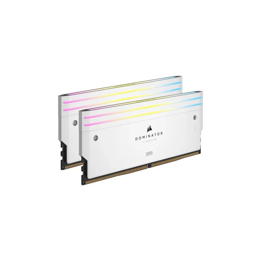 34577-MEMORIA CORSAIR DDR5 96GB 2X48GB PC6000 DOMINATOR TITANIUM BLANCA CMP96GX5M2B6000Z30W