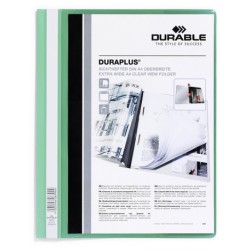 3458-DOSSIER FASTENER DURAPLUS A4 PVC VERDE DURABLE 2579-05