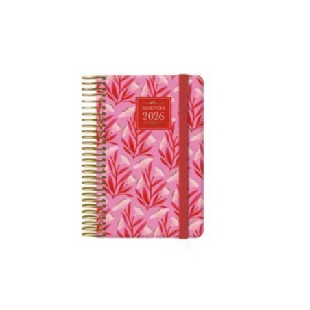 34630-AGENDA 2026 CHARM ESPIRAL SEMANA VISTA BOLSILLO 8,5 X 13 CM. LADY DOHE 13251 - 26
