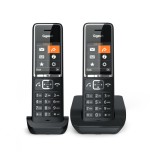 34636-Gigaset COMFORT 550 duo Telefono analogico Identificador de llamadas Negro