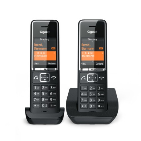 34637-Gigaset COMFORT 550 duo Telefono analogico Identificador de llamadas Negro