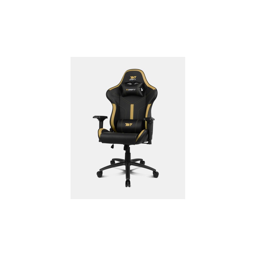34658-DRIFT DR350 Butaca para jugar Asiento acolchado Oro, Negro