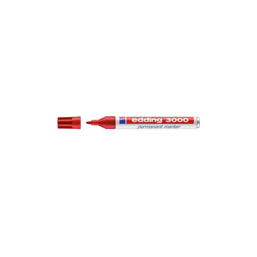 3471-MARCADOR PERMANENTE PUNTA REDONDA 1.5-3MM 3000 ROJO EDDING 3000-02 3471-MARCADOR PERMANENTE PUNTA REDONDA 1.5-3MM 3000 ROJO EDDING 3000-02