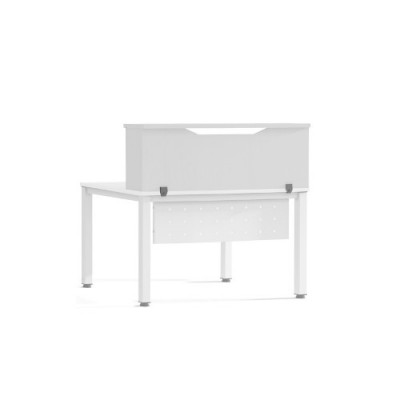 MODULO RECEPCION ALTILLO 120CM BLANCO BLANCO MEDIDAS 120X40X30CM MESA NO INCLUIDA EN EL PRECIO SE COMPRA APARTE ROCADA 5012AW04