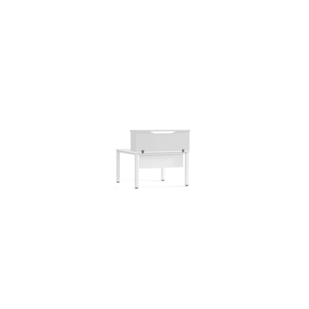 MODULO RECEPCION ALTILLO 120CM BLANCO BLANCO MEDIDAS 120X40X30CM MESA NO INCLUIDA EN EL PRECIO SE COMPRA APARTE ROCADA 5012AW04