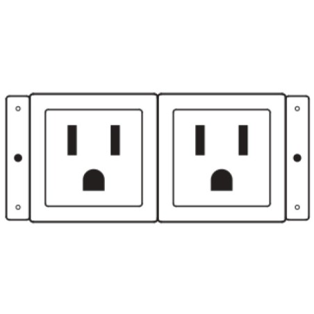 34883-Kramer Electronics TS-2US toma de corriente