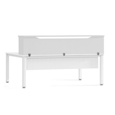 MODULO RECEPCION ALTILLO 180CM BLANCO BLANCO MEDIDAS 180X40X30CM MESA NO INCLUIDA EN EL PRECIO SE COMPRA APARTE ROCADA 5018AW04