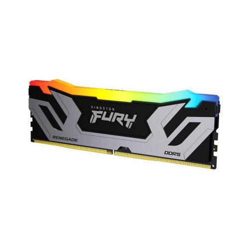 35105-MEMORIA KINGSTON 24GB 8400MT/S DDR5 CL40 CUDIMM FURY RENEGADE RGB SILVER XMP - KF584CU40RSA-24
