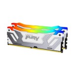 35111-MEMORIA KINGSTON 48GB 8400MT/S DDR5 CL40 CUDIMM (KIT OF 2) FURY RENEGADE RGB WHITE XMP - KF584CU40RWAK2-48