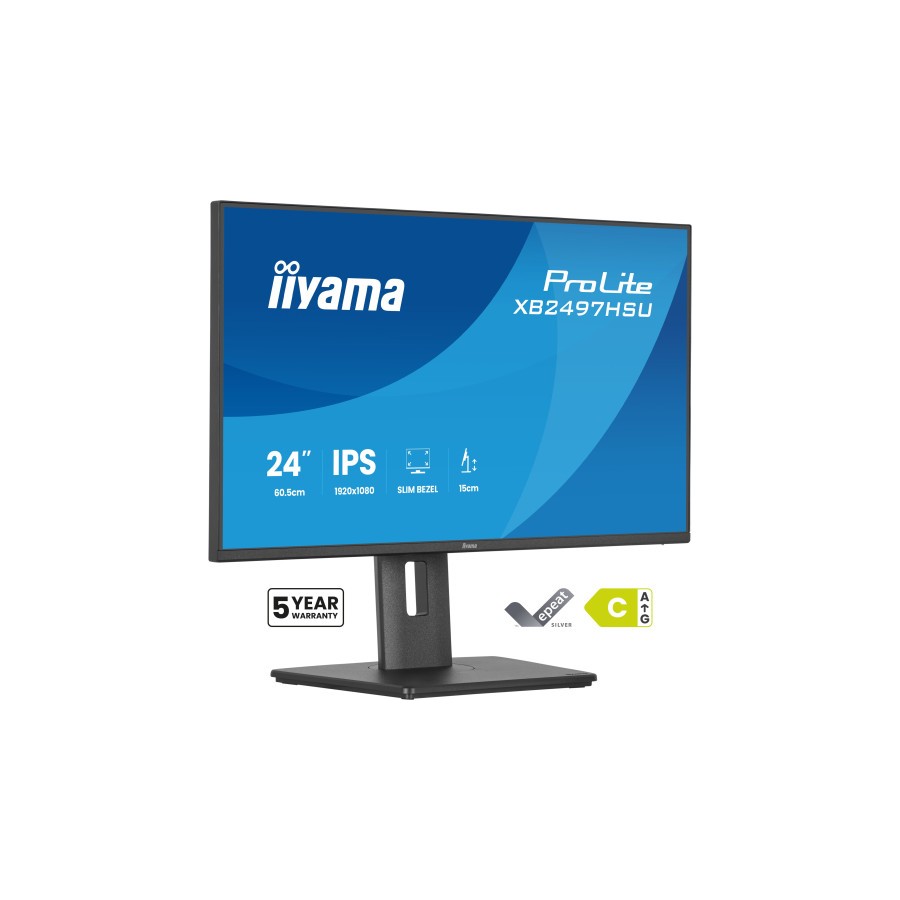 35156-MONITOR IIYAMA PANTALLA PARA PC 60,5 CM (23,8") 1920 X 1080 PIXELES FULL HD LED PANEL IPS ERGONOMICO HDMI DISPLAYP