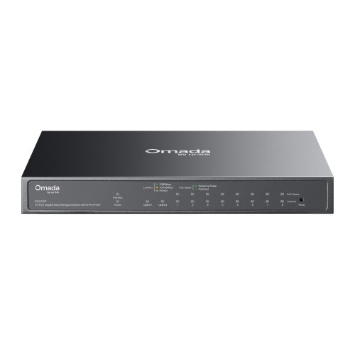 35175-TP-LINK ES210GP SWITCH GIGABIT OMADA 10 PUERTOS EASY MANAGED CON 8 PUERTOS POE+