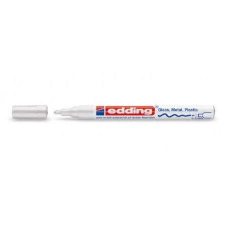 3532-MARCADOR PERMANENTE 1-2MM 751 BLANCO EDDING 751-049