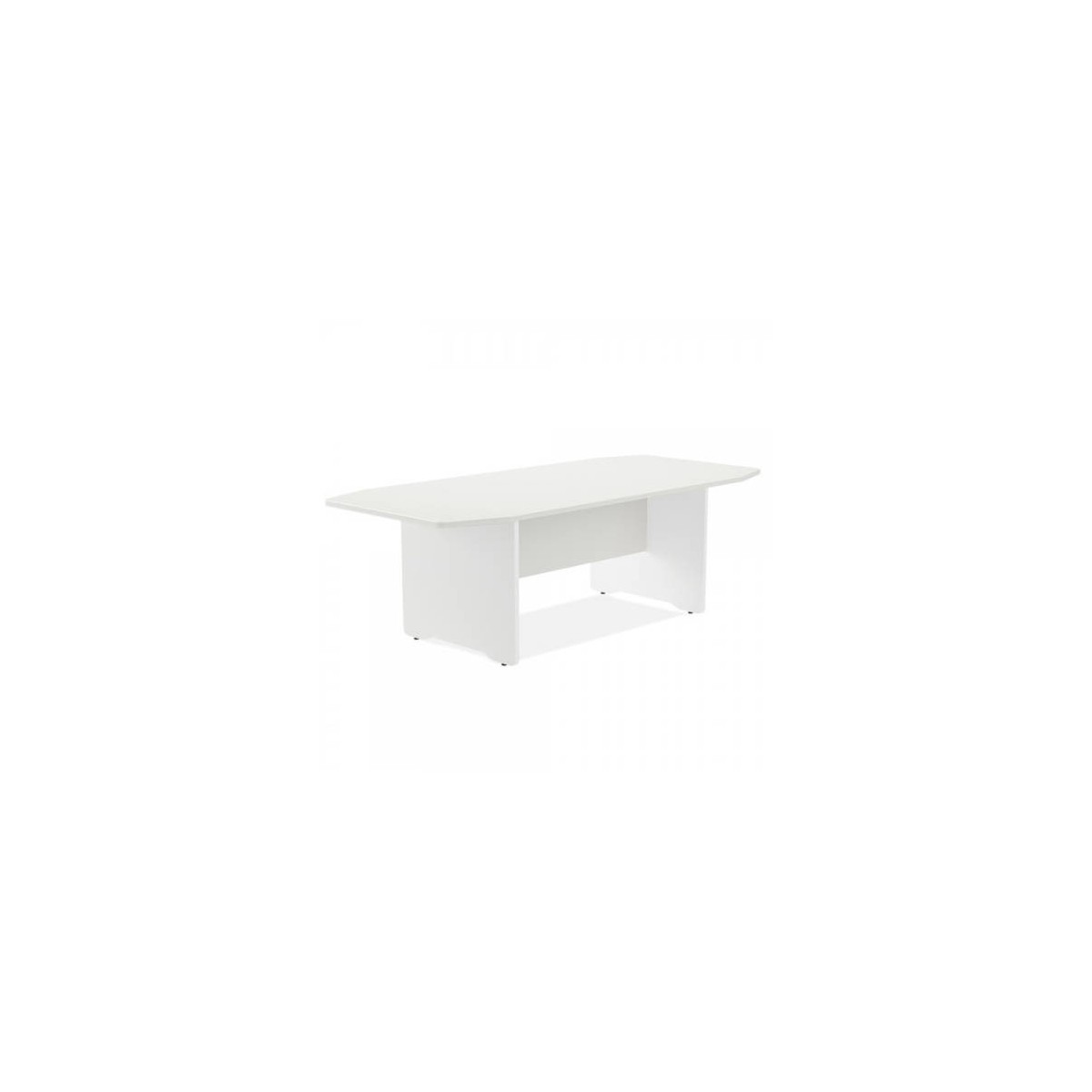 MESA DE REUNIONES 220X100X72CM COLOR PATA BLANCA TABLERO BLANCO ROCADA 3003AW04